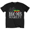 Miniatyrbillede 1 af 2: Bob Marley Unisex T-Shirt: Distressed Logo (Large)