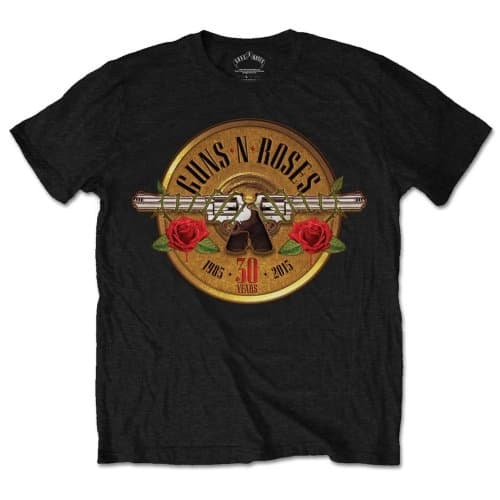 Guns N' Roses Unisex Tee: 30th Photo (X-Large)
