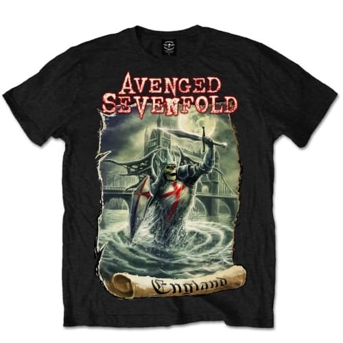 Avenged Sevenfold Unisex Tee: England (XX-Large)