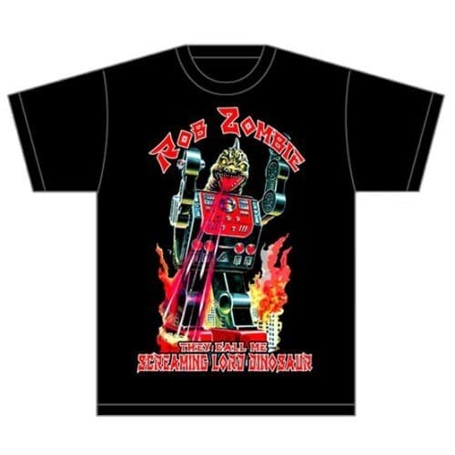 Rob Zombie Unisex T-Shirt: Lord Dinosaur (XX-Large)