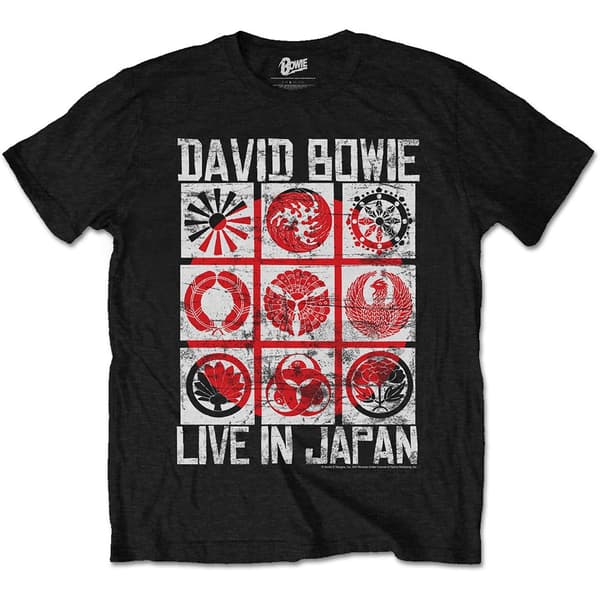 David Bowie Unisex T-Shirt: Live in Japan (XX-Large)