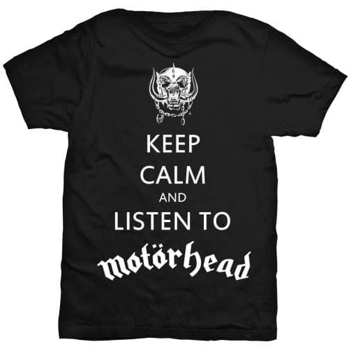 Motorhead Unisex T-Shirt: Keep Calm (Small)
