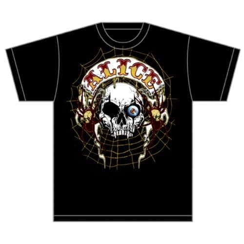 Alice Cooper Unisex T-Shirt: Band Back Patch (Small)