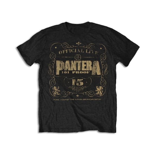 Pantera Unisex T-Shirt: 101 Proof (X-Large)