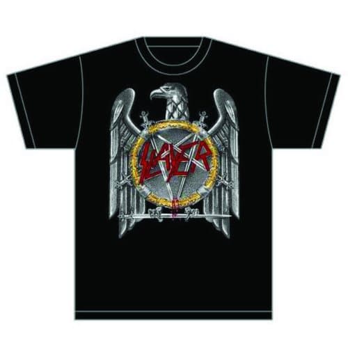 Slayer Unisex T-Shirt: Silver Eagle (XX-Large)