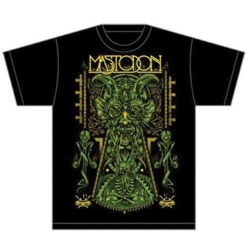 Mastodon Unisex T-Shirt: Devil on Black (Large)