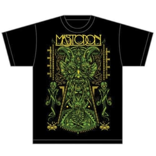 Mastodon Unisex T-Shirt: Devil on Black (Large)