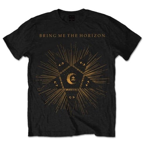 Bring Me The Horizon Unisex T-Shirt: Black Star (X-Large)