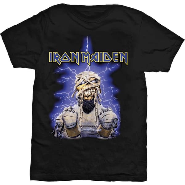 Iron Maiden Unisex T-Shirt: Powerslave Mummy (Small)