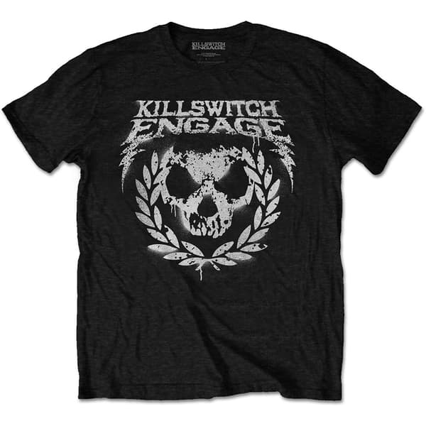 Killswitch Engage Unisex T-Shirt: Skull Spraypaint (Small)