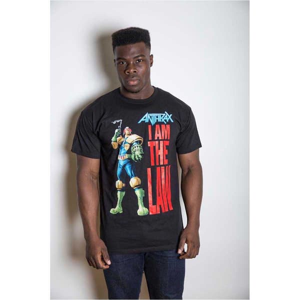 Anthrax Unisex T-Shirt: I am the Law (Large)