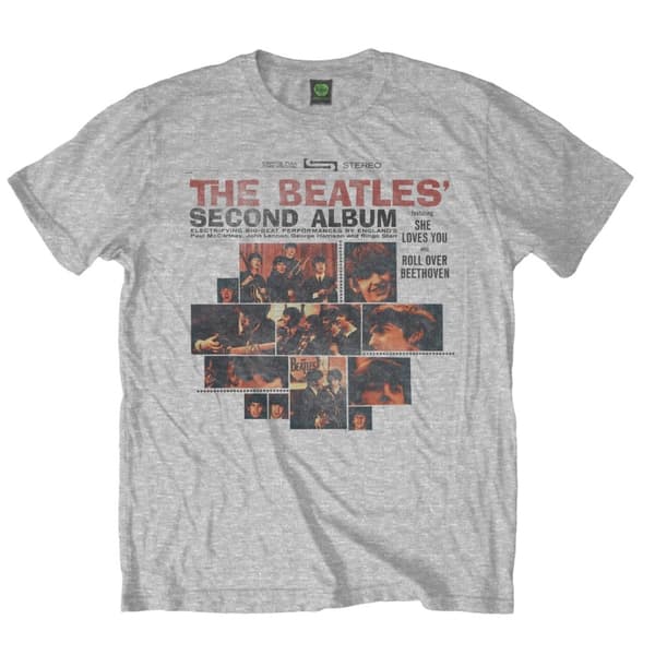 The Beatles Unisex T-Shirt: Second Album (Large)