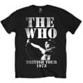 Miniatyrbild 1 av 2: The Who Unisex T-Shirt: British Tour 1973 (Medium)
