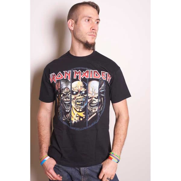 Iron Maiden Unisex T-Shirt: Eddie Evolution (Large)