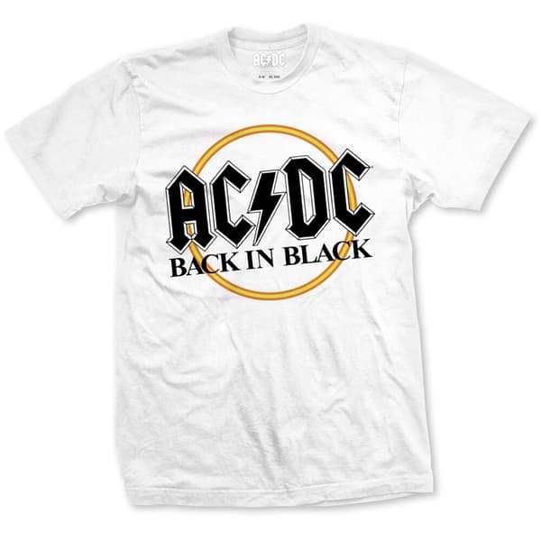 AC/DC Unisex T-Shirt: Back in Black (X-Large)