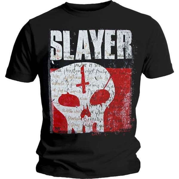 Slayer Unisex T-Shirt: Undisputed Attitude Skull (Large)