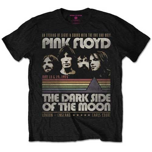 Pink Floyd Unisex T-Shirt: Vintage Stripes (Medium)
