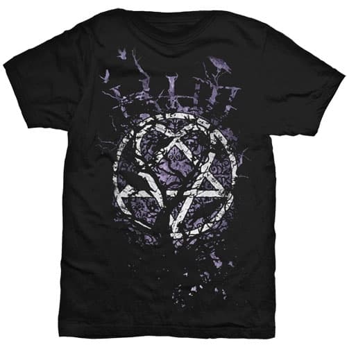 HIM Unisex T-Shirt: Crows (X-Large)