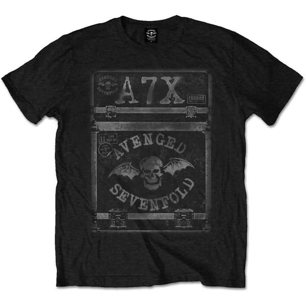 Avenged Sevenfold Unisex T-Shirt: Flightcase (Small)