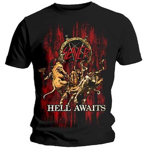 Slayer Unisex T-Shirt: Hell Awaits (X-Large)