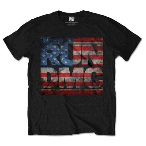 Run DMC Unisex T-Shirt: Americana Logo (Medium)