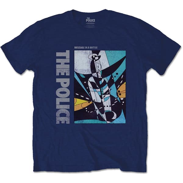 The Police Unisex T-Shirt: Message in a Bottle (Large)