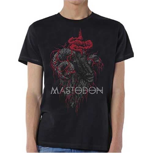 Mastodon Unisex T-Shirt: Rams Head Colour (Medium)