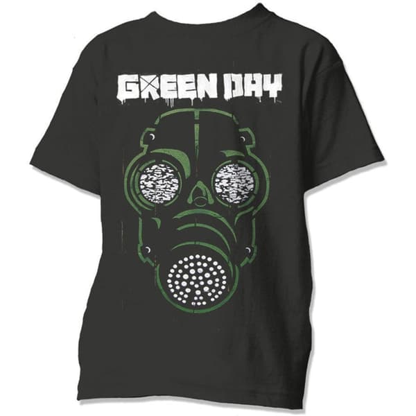 Green Day Unisex T-Shirt: Green Mask (X-Large)