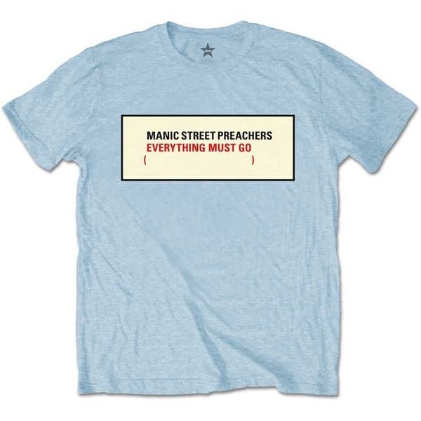 Manic Street Preachers Unisex T-Shirt: Everything Must Go (Medium)