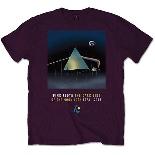 Pink Floyd Unisex T-Shirt: Dark Side of The Moon 40th Dali Sleep (Small)