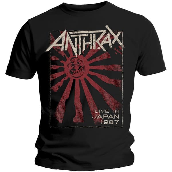 Anthrax Unisex T-Shirt: Live in Japan (Medium)