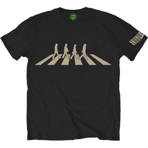 The Beatles Unisex T-Shirt: Abbey Road Silhouette (Small)