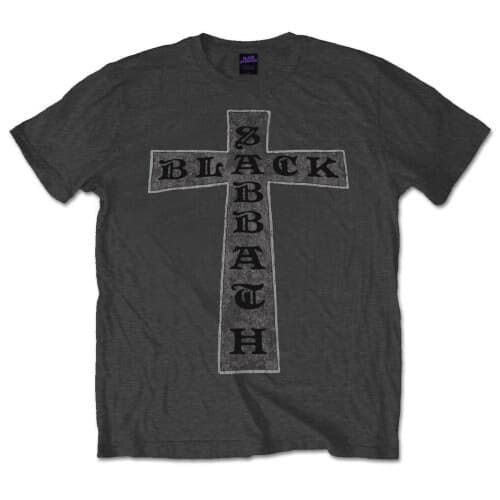 Black Sabbath Unisex T-Shirt: Cross (Large)