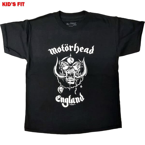 Motorhead Kids T-Shirt: England (7-8 Years)