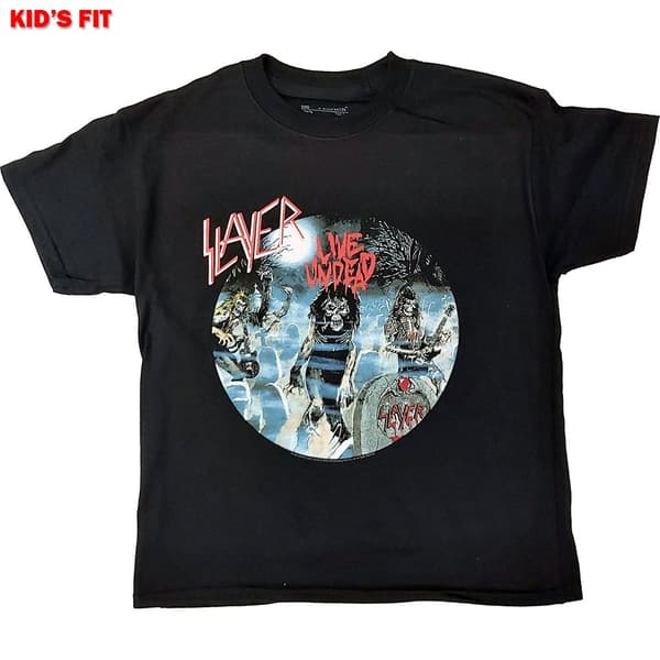 Slayer Kids T-Shirt: Live Undead (11-12 Years)