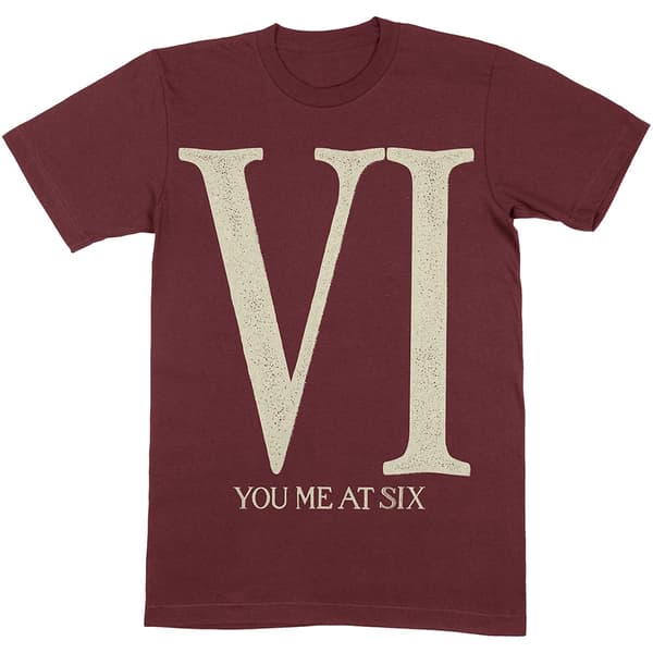 You Me At Six Unisex T-Shirt: Roman VI (Medium)