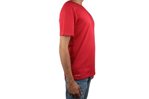 Nike Dry Elite BBall Tee 902183-657, Mand, T-shirt, Rød