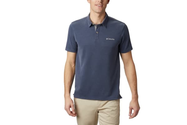Columbia Nelson Point Polo 1772721464, Man, T-shirt, Marinblå