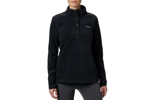 Columbia Benton Springs 1/2 Snap Pullover 1860991010, Kvinna, Jersey, Svart