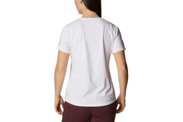 Columbia Sun Trek W Graphic Tee 1931753101, Kvinna, T-shirt, Vit