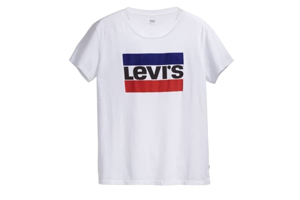 Levi's The Perfect Tee 173690297, Kvinde, T-shirt, Hvid White XS