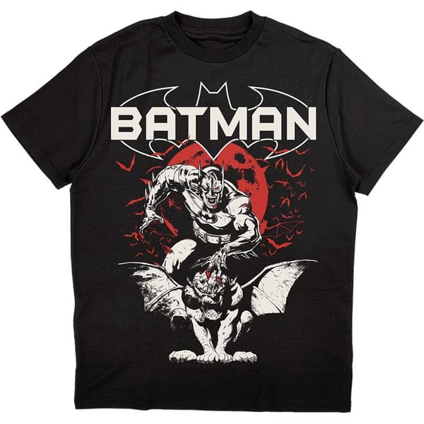 DC Comics Unisex T-Shirt: Batman Gargoyle (Large)