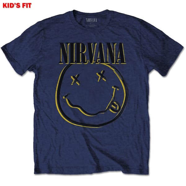 Nirvana Kids T-Shirt: Inverse Smiley (13-14 Years)