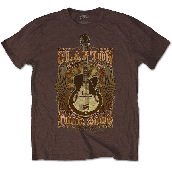 Eric Clapton Unisex T-Shirt: Tour 2008 (X-Large)