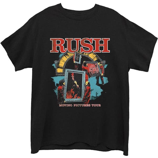 Rush Unisex T-Shirt: Moving Pictures (X-Large)