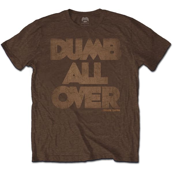 Frank Zappa Unisex T-Shirt: Dumb All Over (Medium)