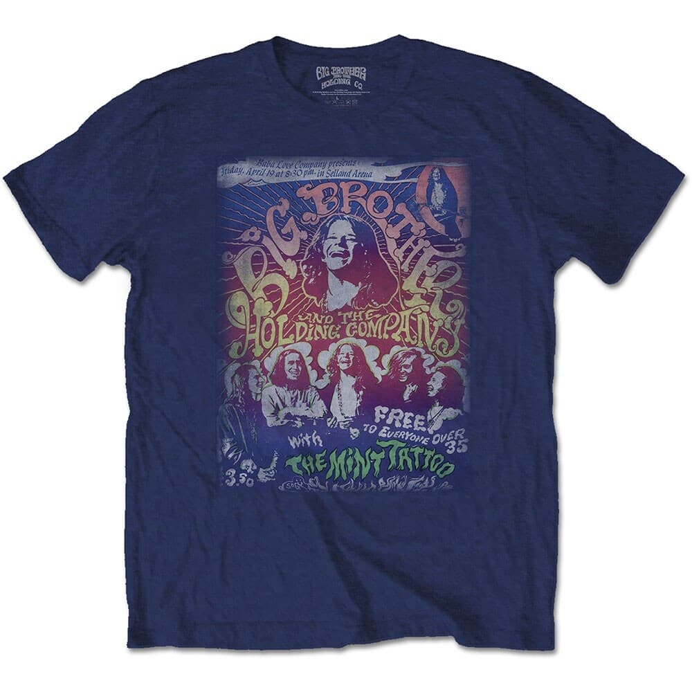 Big Brother & The Holding Company Unisex T-Shirt: Selland Arena (Large)