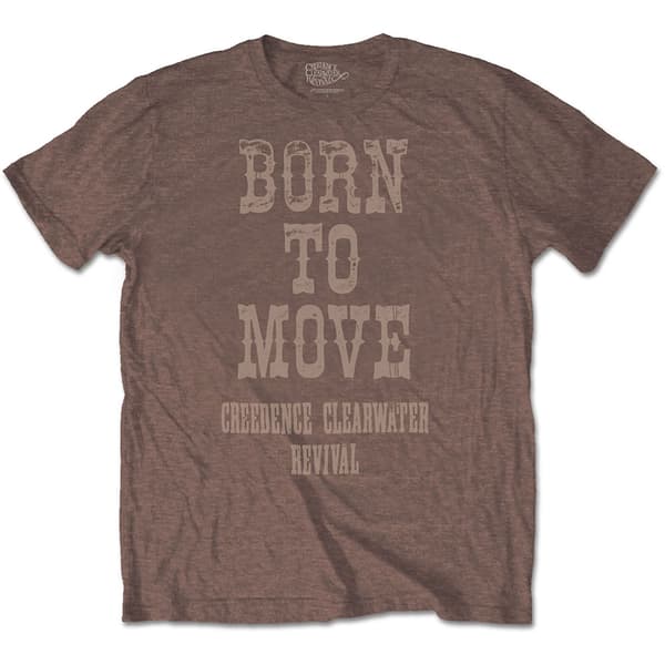 Creedence Clearwater Revival Unisex T-Shirt: Born To Move (Medium)