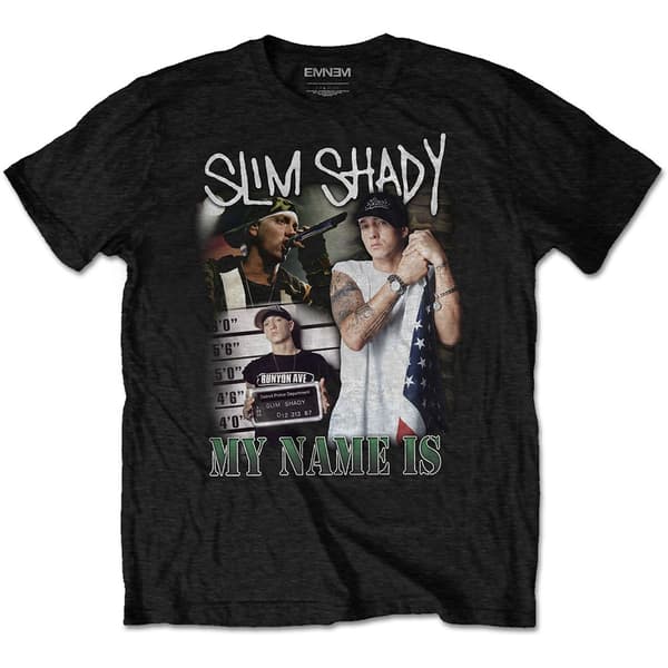 Eminem Unisex T-Shirt: My Name is Homage (Medium)