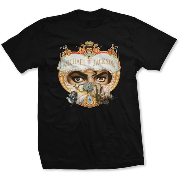 Michael Jackson Unisex T-Shirt: Dangerous (Large)